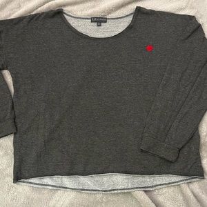 PJ Salvage Sweatshirt with red embroidered heat logo, so soft & comfy! Like new